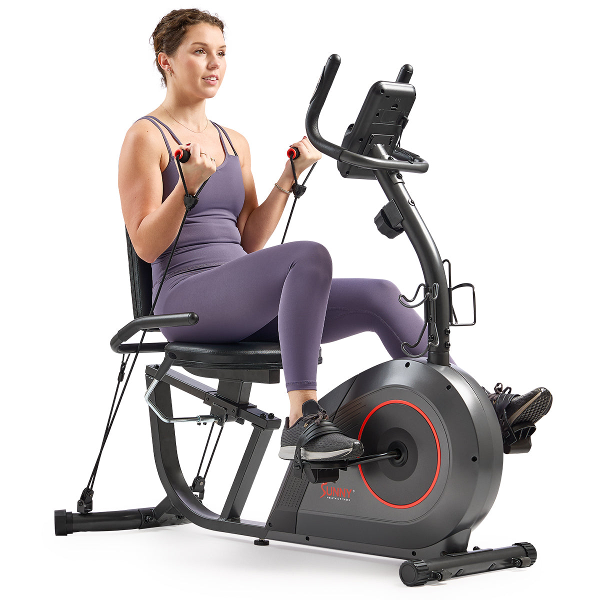 16-Level Smart Magnetic Resistance Recumbent Bike