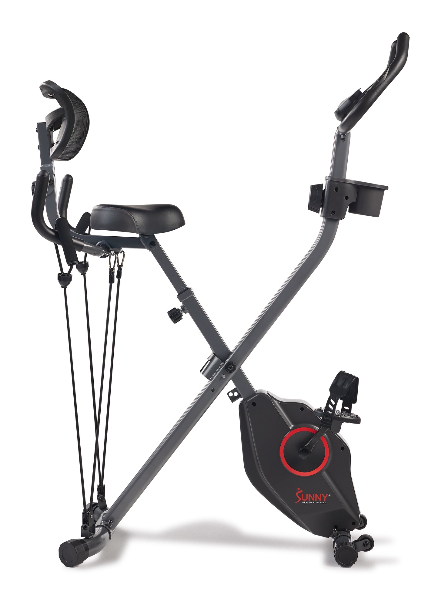 Foldable Magnetic Recumbent Exercise X-Bike
