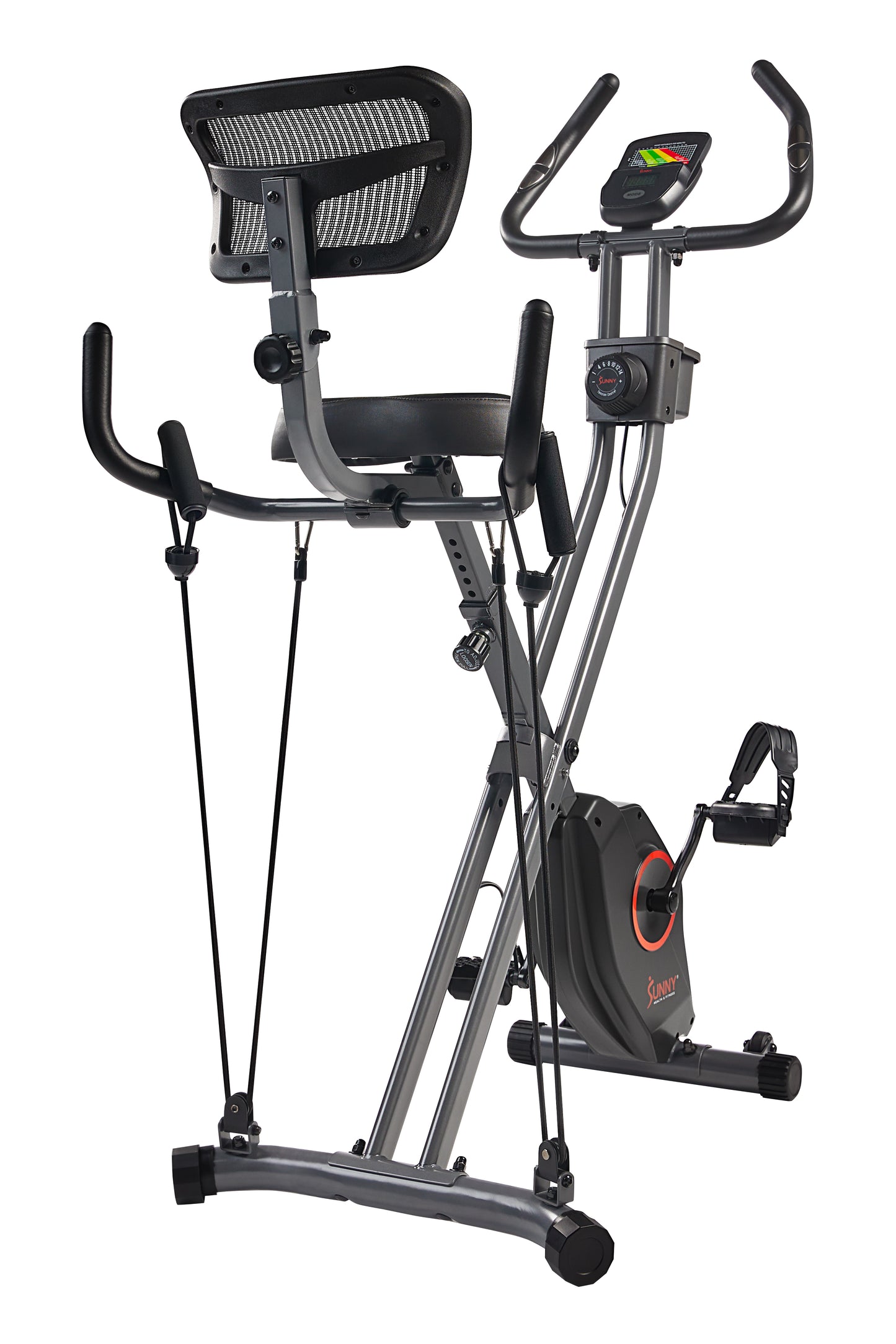 Foldable Magnetic Recumbent Exercise X-Bike