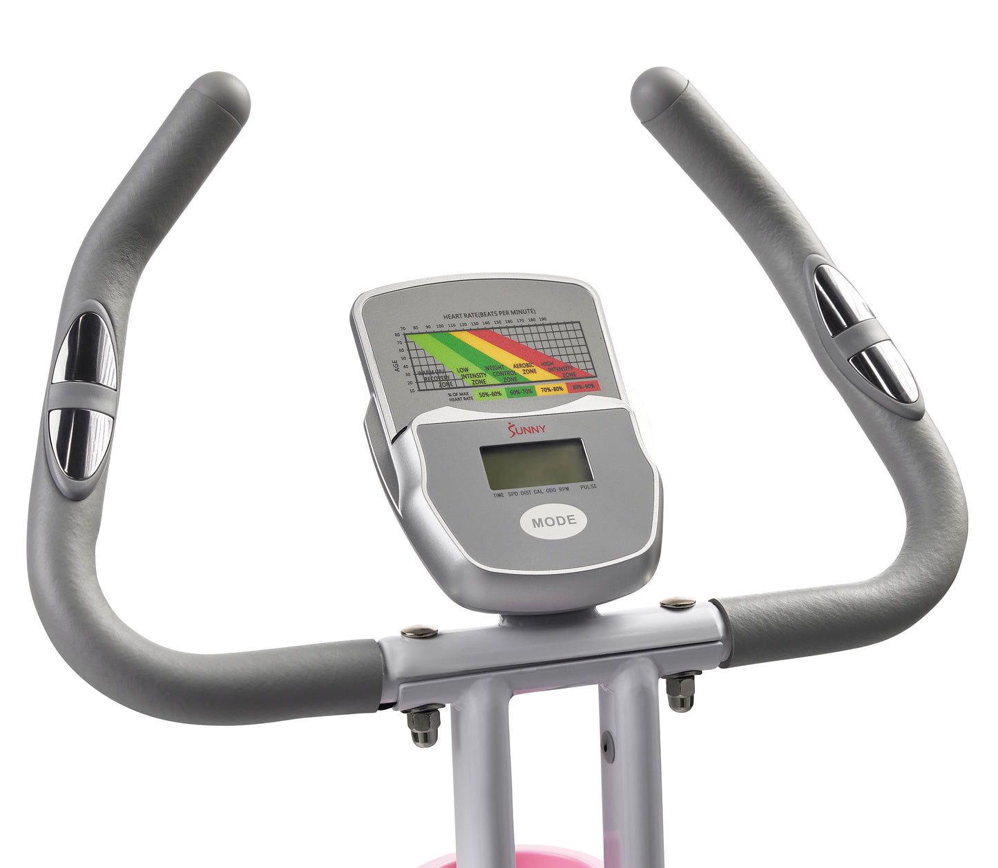 Pink Foldable Magnetic Exercise X-Bike