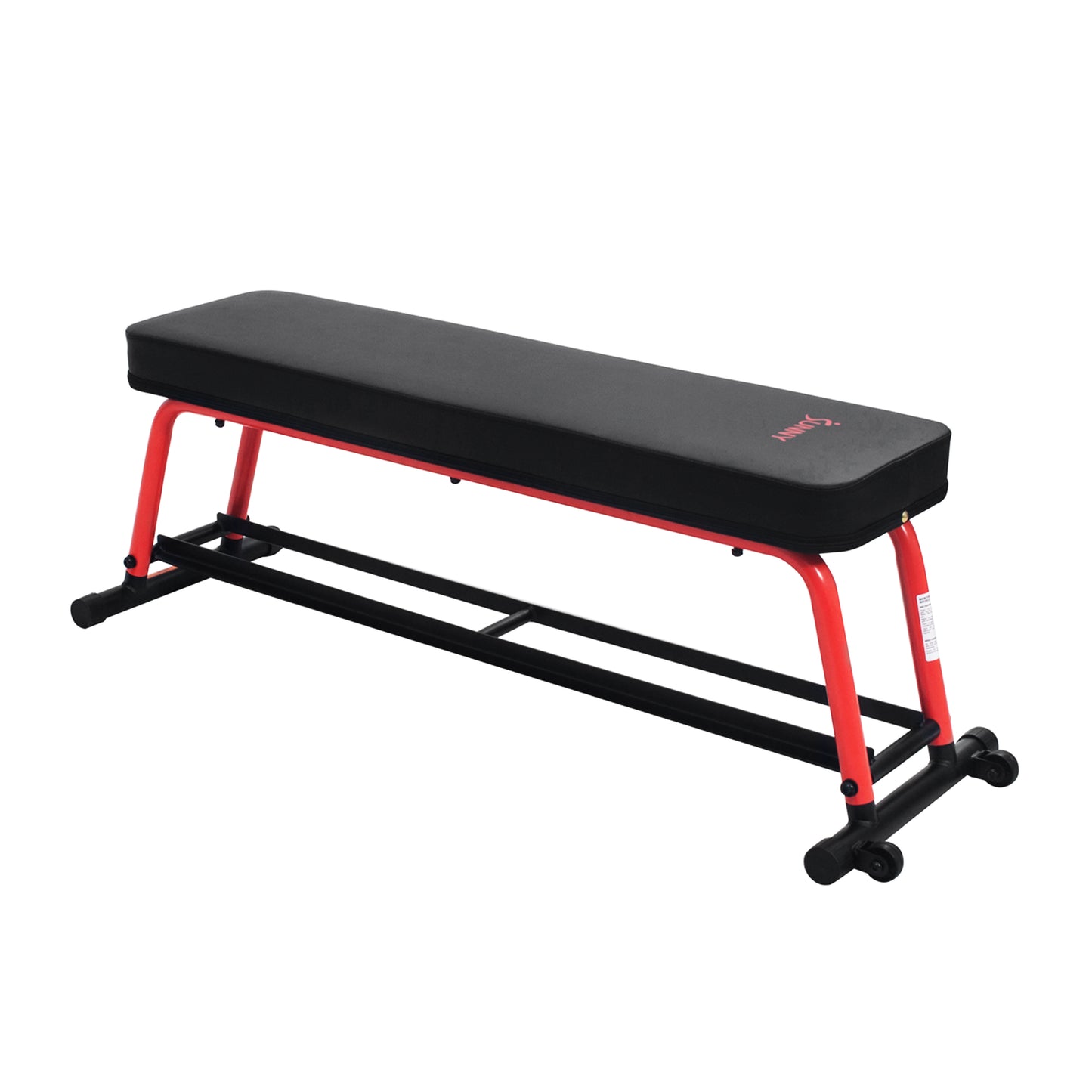 Power Zone Premium Strength Flat Bench with Dumbbell Rack