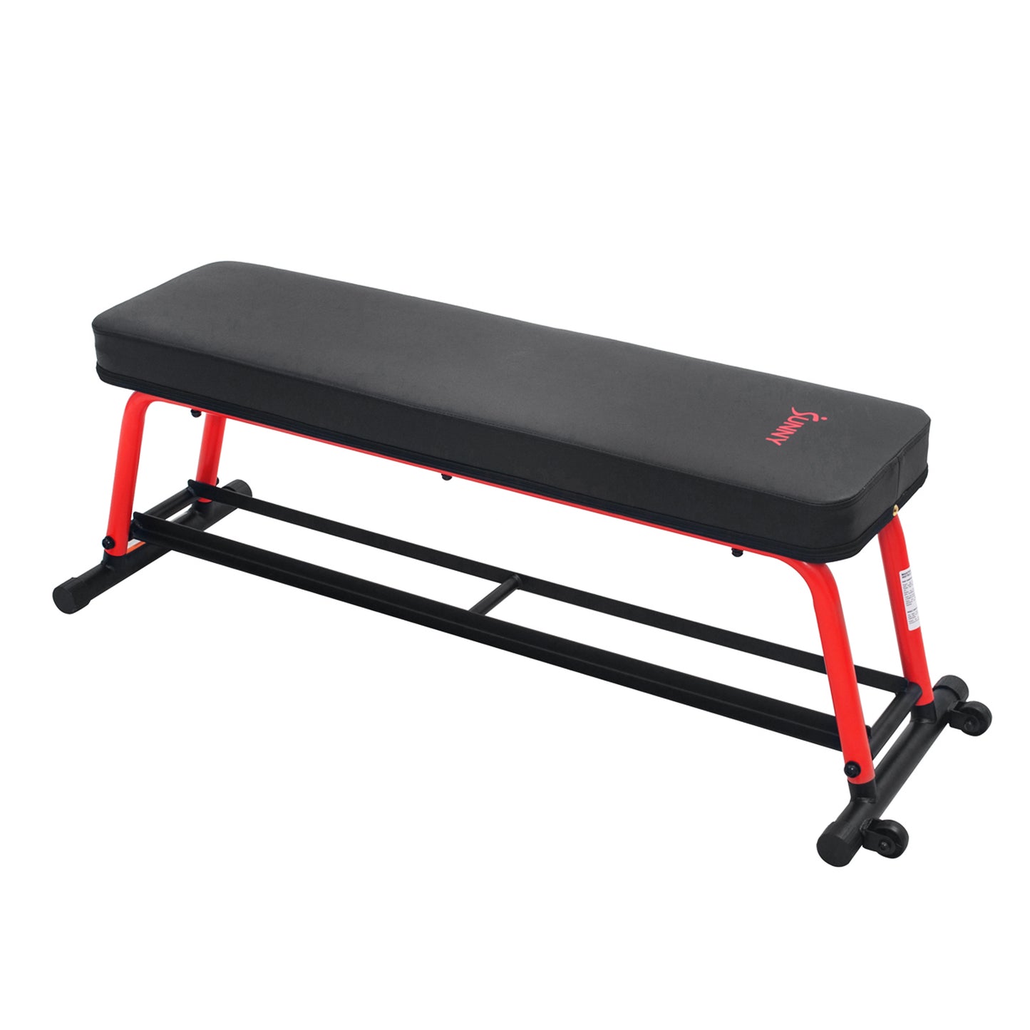 Power Zone Premium Strength Flat Bench with Dumbbell Rack