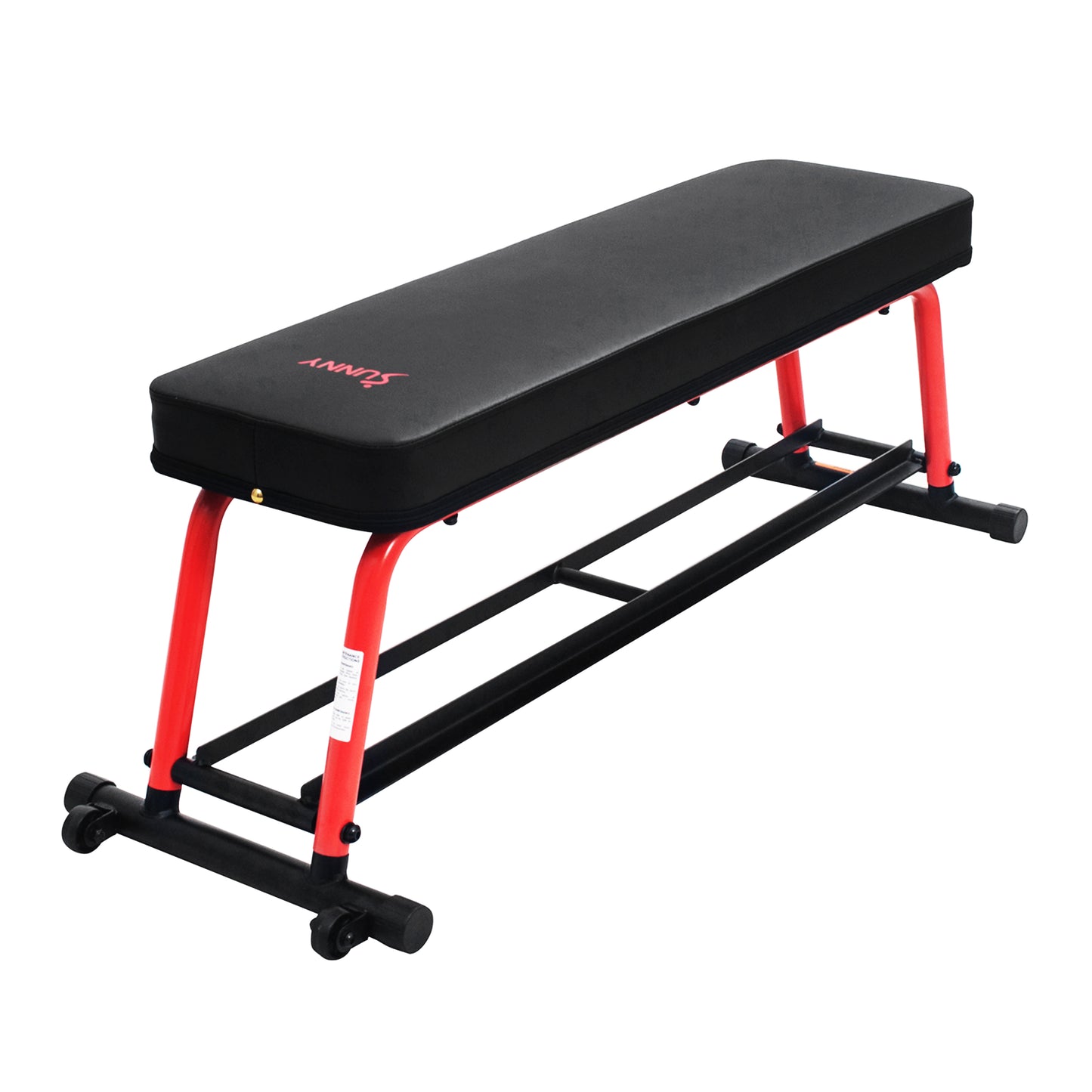 Power Zone Premium Strength Flat Bench with Dumbbell Rack