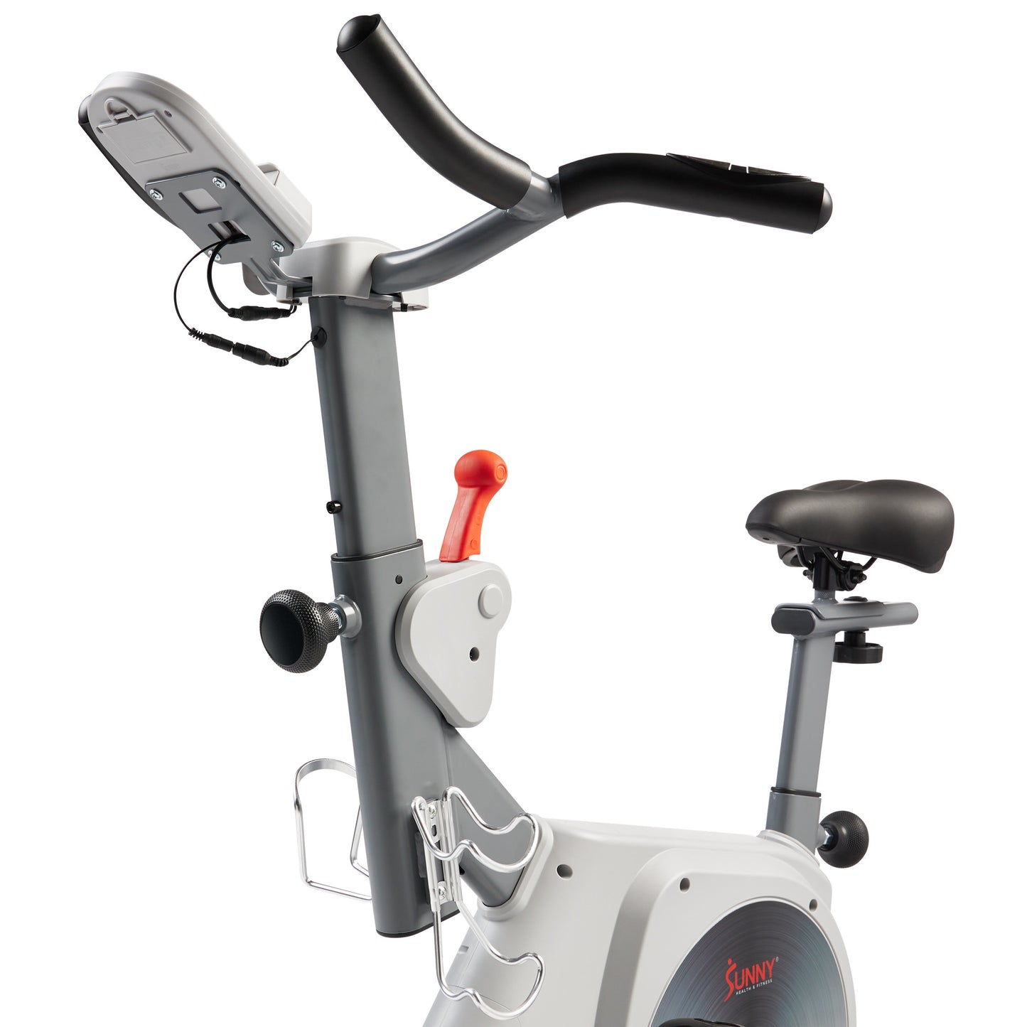Smart Two-stage Transmission Magnetic Belt Drive Upright Exercise Bike