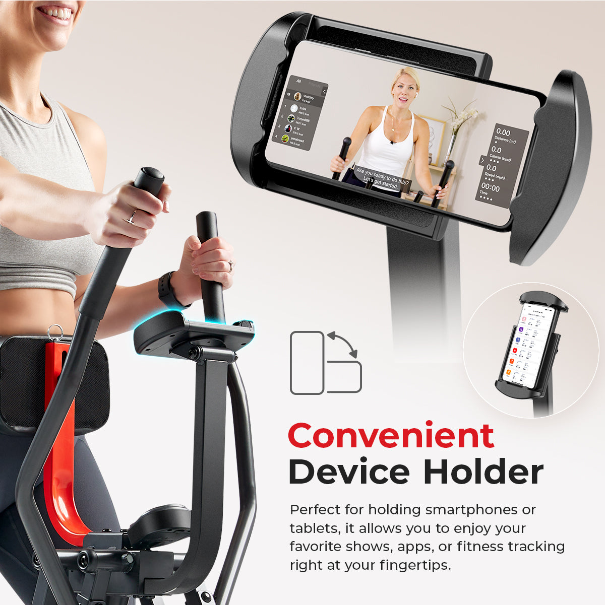 Smart Premium Programmable Electro-Magnetic Elliptical