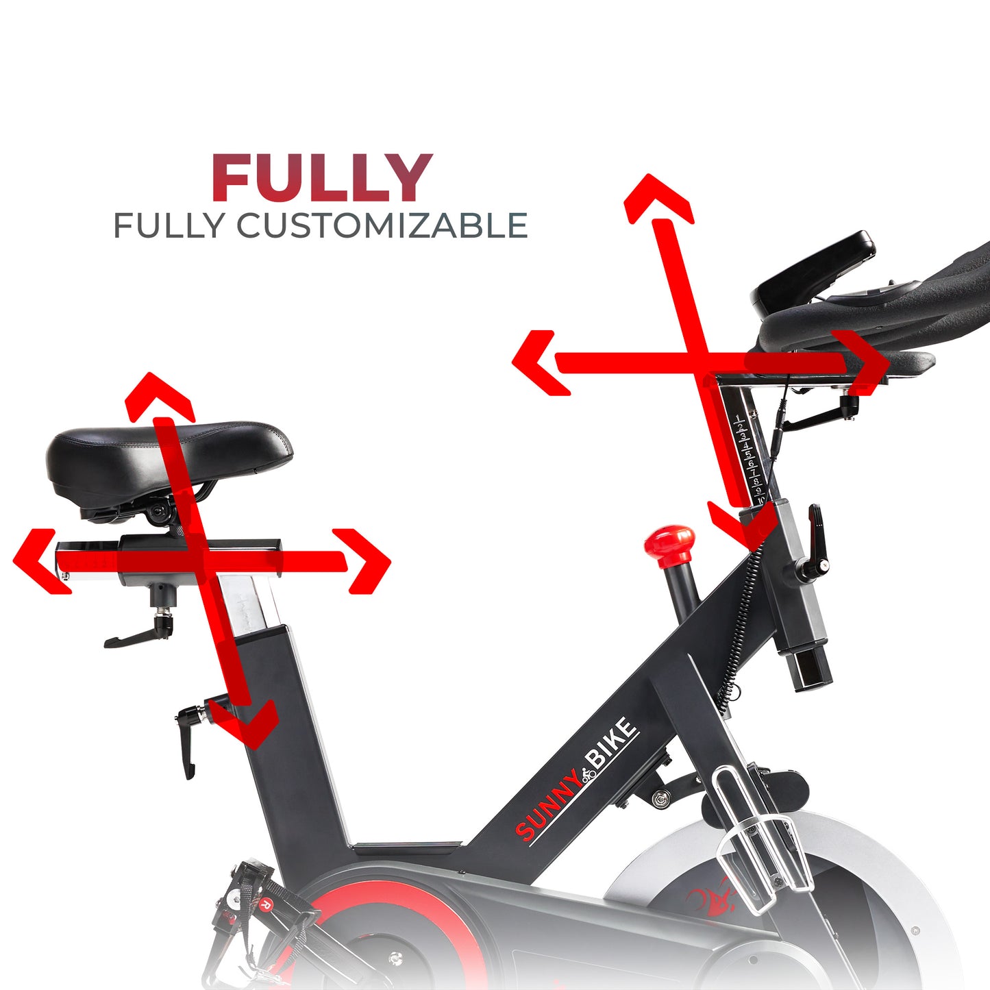 Premium Smart Magnetic Belt Drive Indoor Cycling Exercise Bike