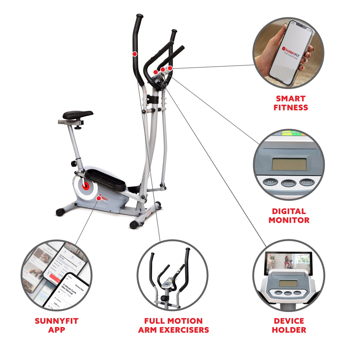 Smart Compact Sit and Stand Elliptical