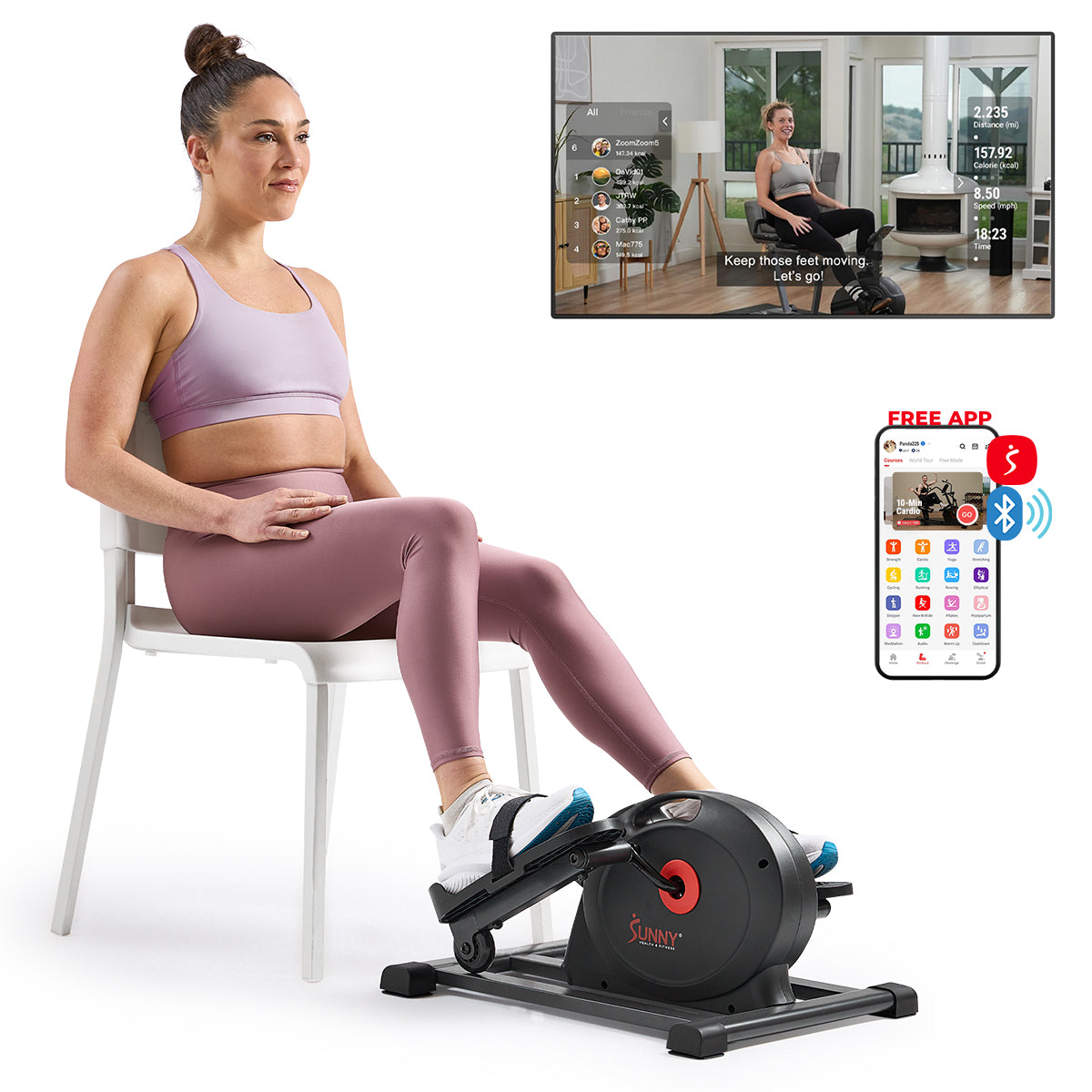 Smart Compact Mini Elliptical