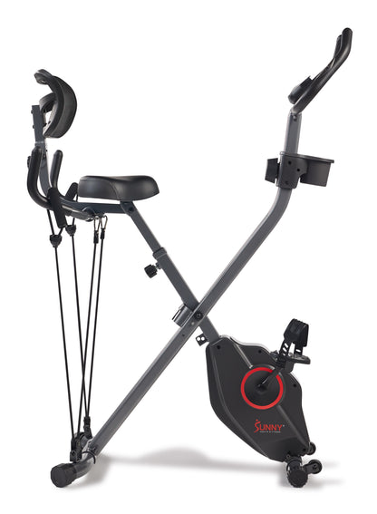 Foldable Magnetic Recumbent Exercise X-Bike