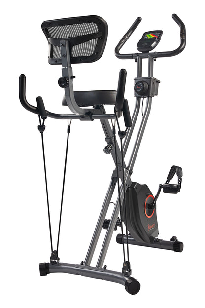 Foldable Magnetic Recumbent Exercise X-Bike