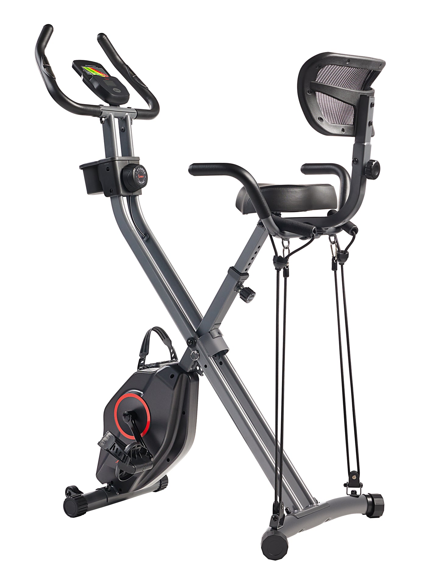 Foldable Magnetic Recumbent Exercise X-Bike