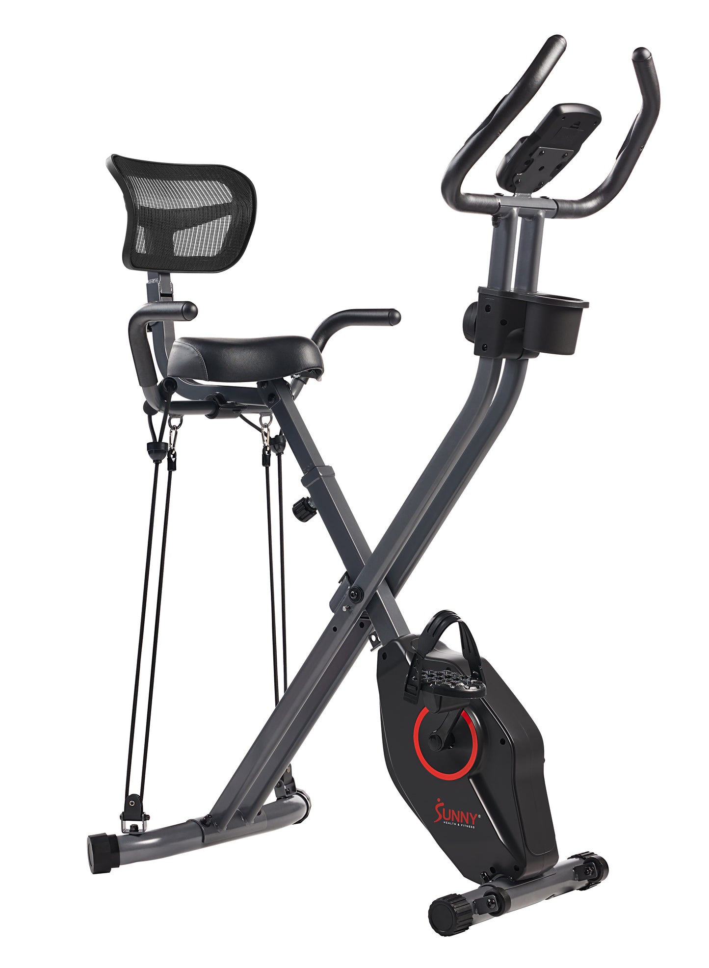 Foldable Magnetic Recumbent Exercise X-Bike