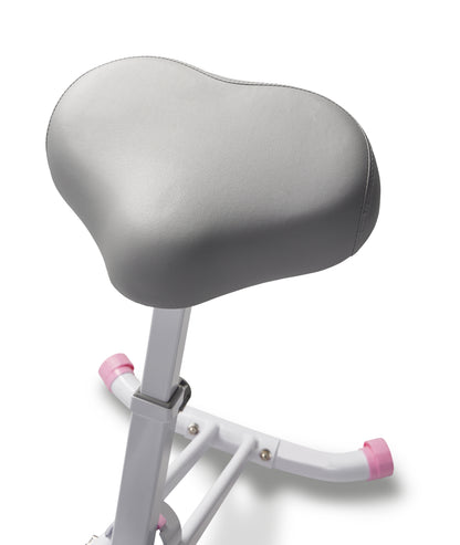 Pink Foldable Magnetic Exercise X-Bike