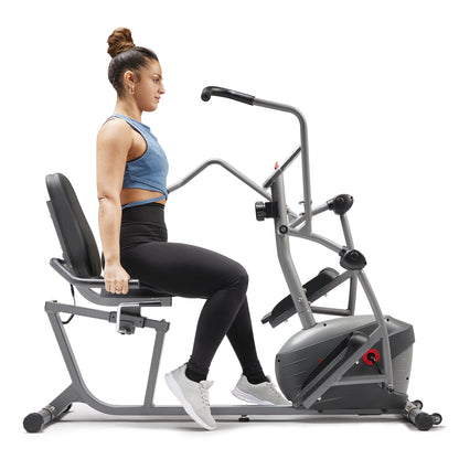 Performance Smart Magnetic Recumbent Elliptical Cross Trainer
