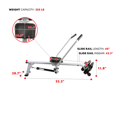 Smart Compact Full Motion Rowing Machine