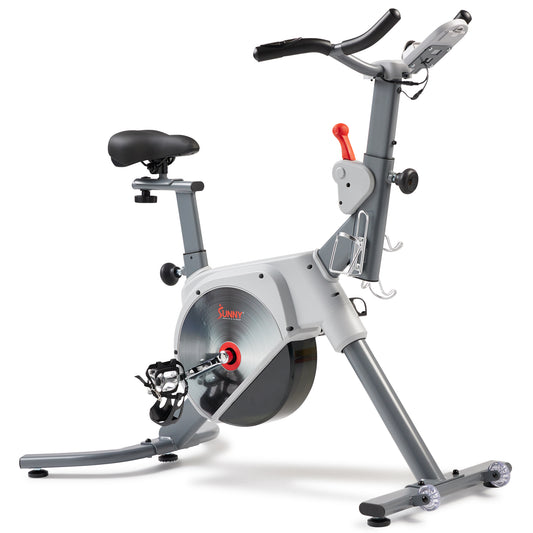 Smart Two-stage Transmission Magnetic Belt Drive Upright Exercise Bike