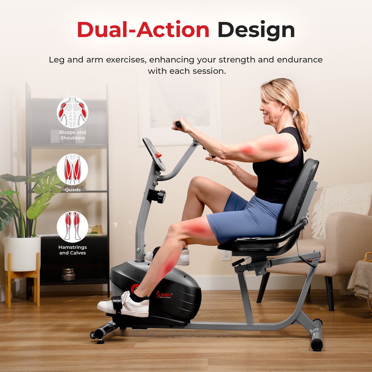 Smart Magnetic Recumbent Bike