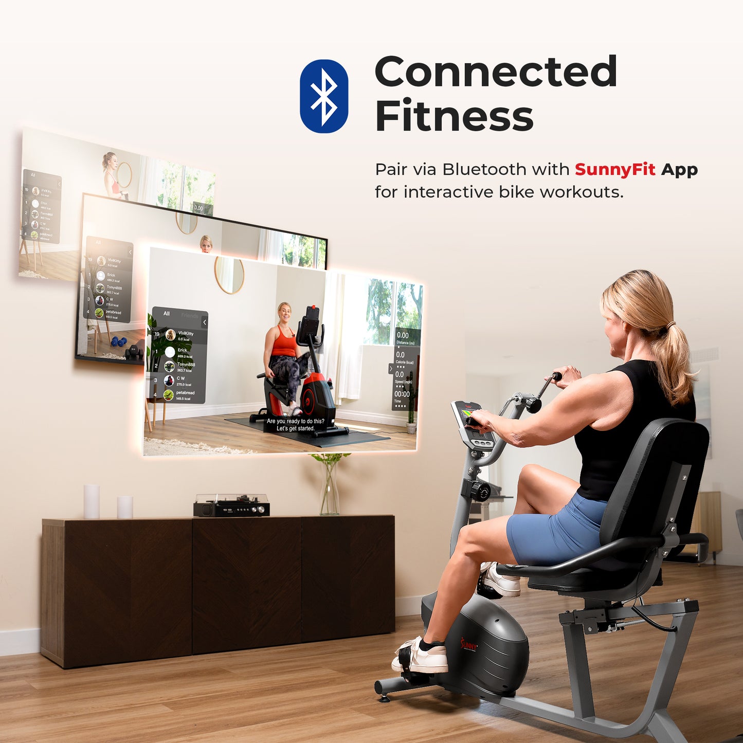 Smart Magnetic Recumbent Bike