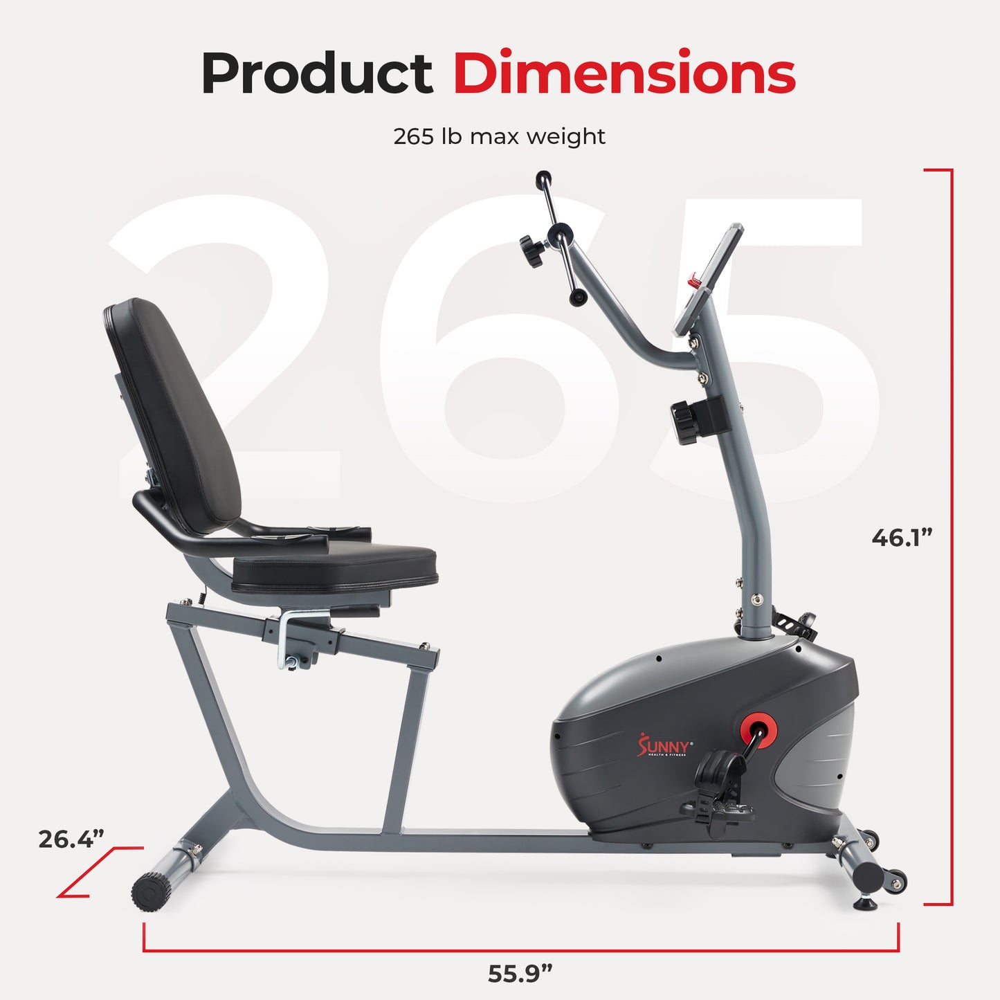 Smart Magnetic Recumbent Bike