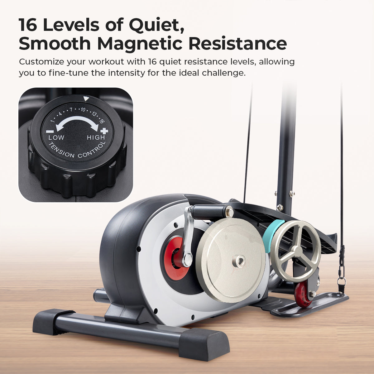 Smart Stand Mini Elliptical Exercise Trainer
