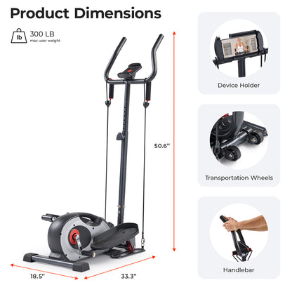 Smart Stand Mini Elliptical Exercise Trainer