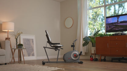 Essentials Series Magnetic Smart Recumbent Bike