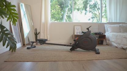 Smart Extra Long Slide Rail Magnetic Rowing Machine