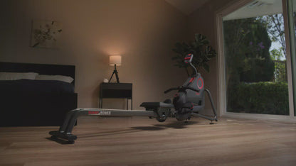 Premium Smart Ultra Quiet Dual Slide Rail Magnetic Rowing Machine