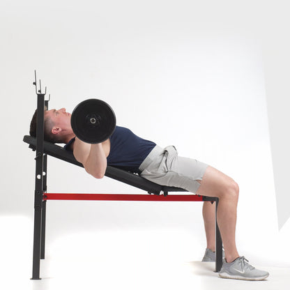 Adjustable Standard Incline Weight Bench With Rack