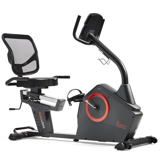 Smart Programmable 16 Levels Electro-Magnetic Resistance Recumbent Exercise Bike