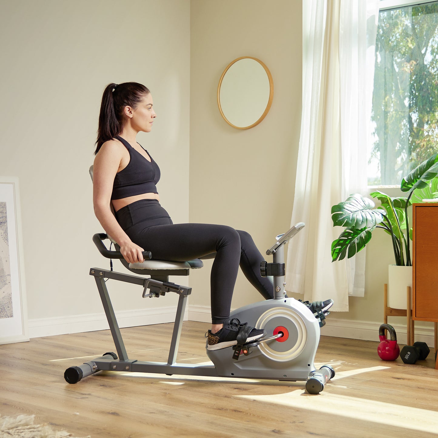 Essentials Series Magnetic Smart Recumbent Bike