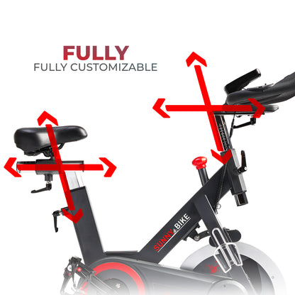 Premium Smart Magnetic Belt Drive Indoor Cycling Exercise Bike