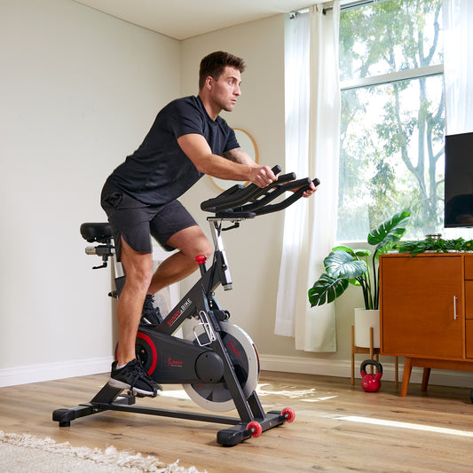 Premium Smart Magnetic Belt Drive Indoor Cycling Exercise Bike