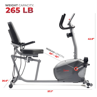 Performance Smart Recumbent Exercise Bike