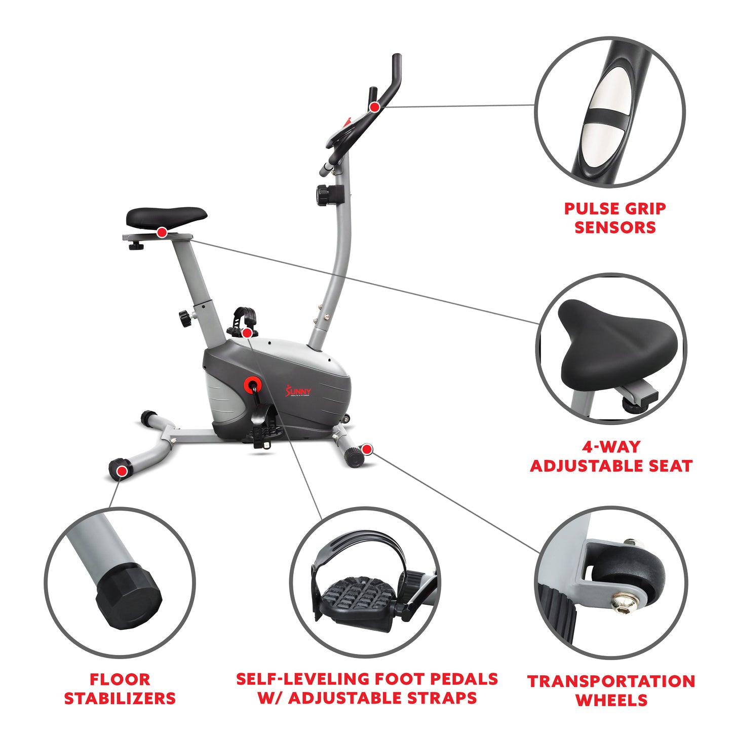 Performance Smart Upright Exercise Bike
