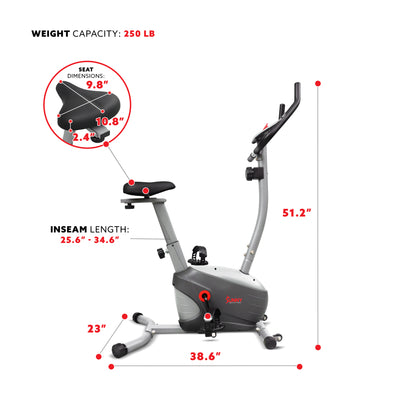 Performance Smart Upright Exercise Bike