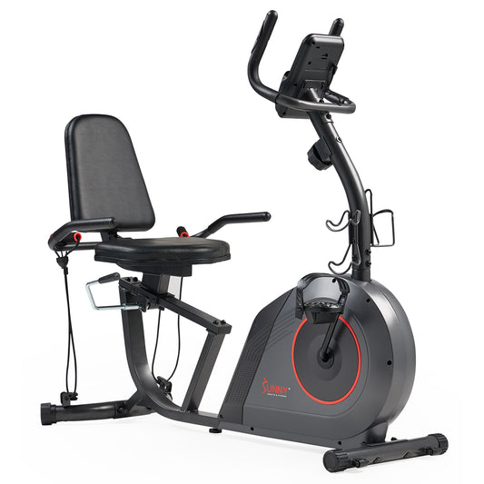 16-Level Smart Magnetic Resistance Recumbent Bike