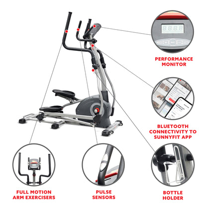 Smart Elite Long Stride Length Magnetic Elliptical