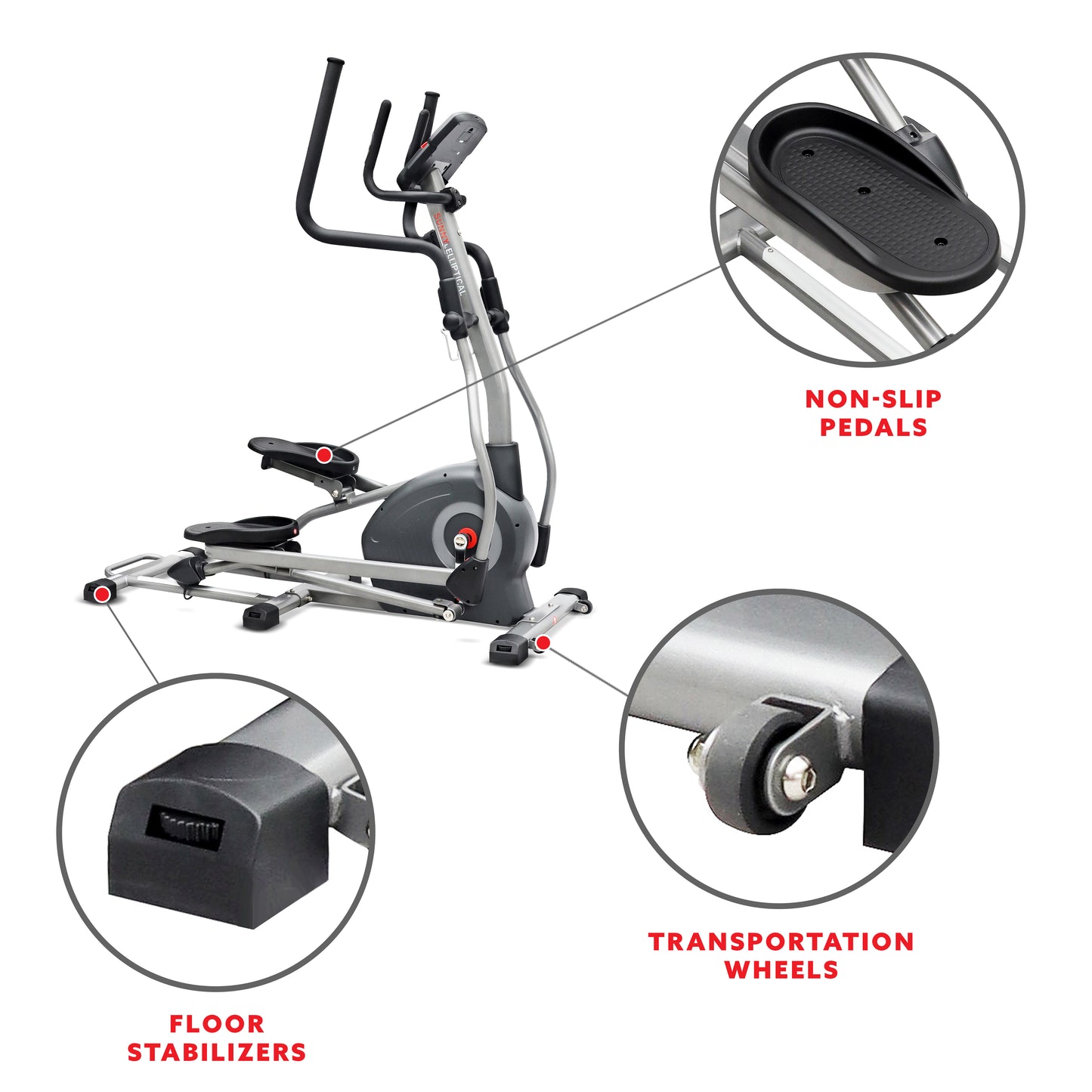 Smart Elite Long Stride Length Magnetic Elliptical