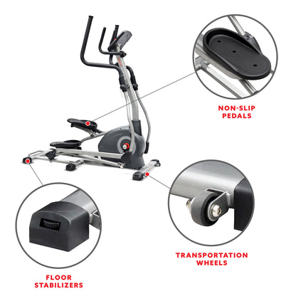 Smart Elite Long Stride Length Magnetic Elliptical
