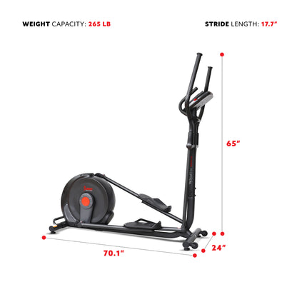 Power Stride Smart Electro-Magnetic Elliptical Machine