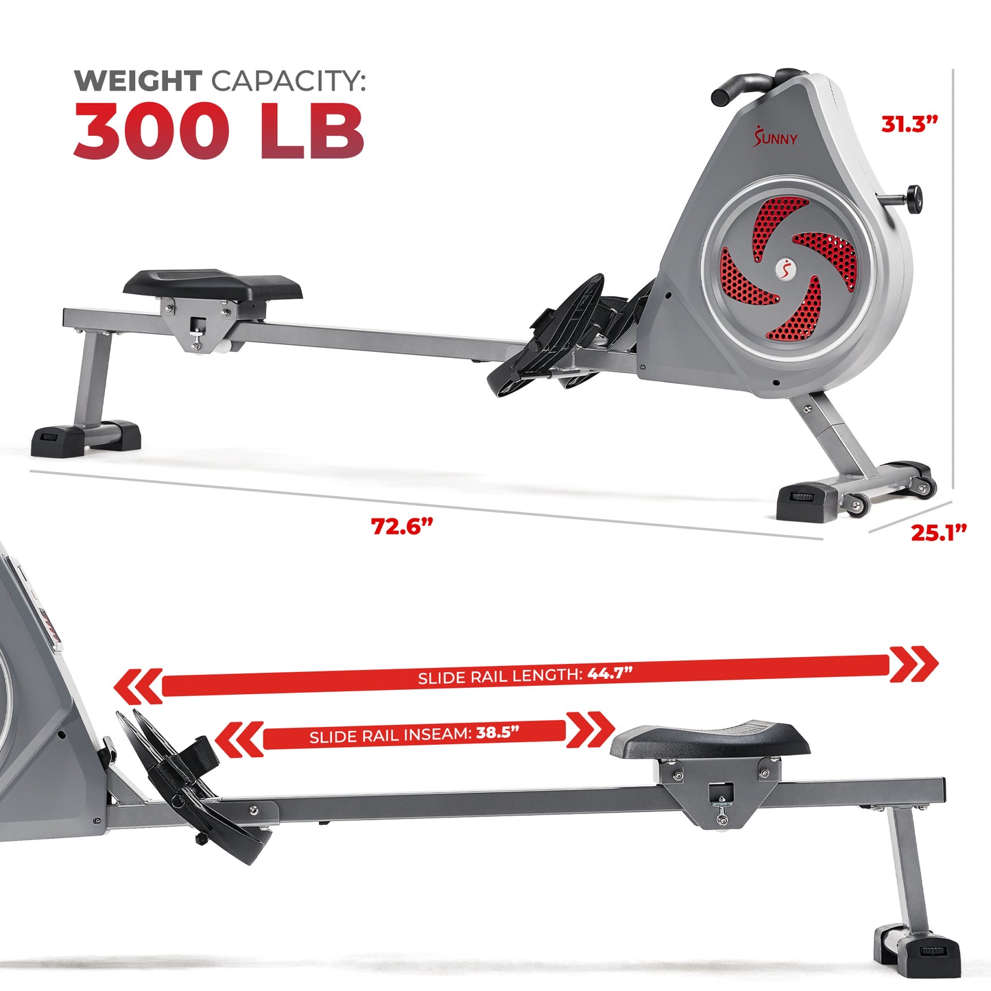 Smart Premium Air Resistance Exercise Rowing Machine