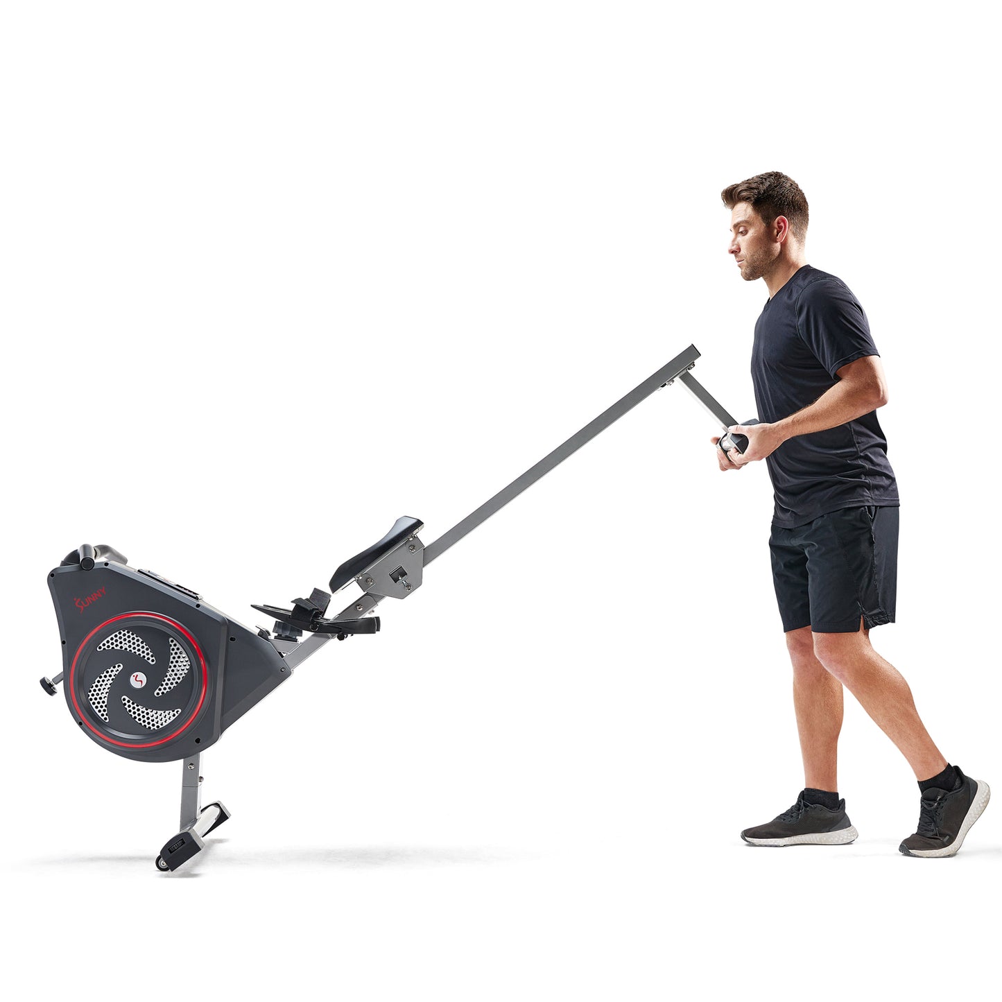 Smart Premium Air and Magnetic Resistance Exercise Rowing Machine