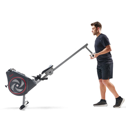 Smart Premium Air and Magnetic Resistance Exercise Rowing Machine
