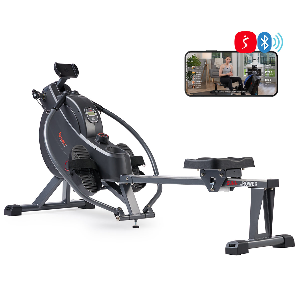 Premium Smart Full Motion Magnetic Rowing Machine